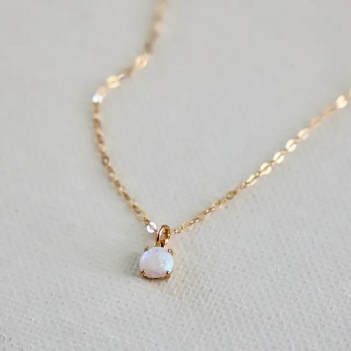 OPAL DROP NECKLACE