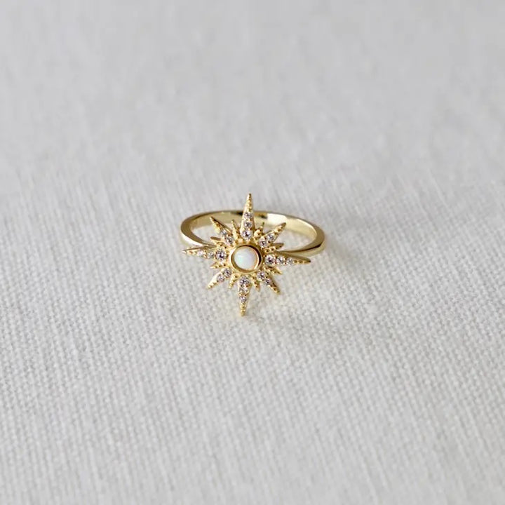 OPALITE STARBURST RING