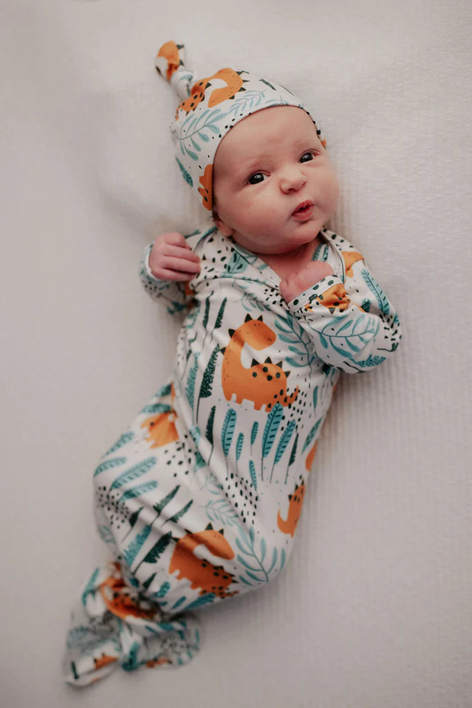 Dinosaur Knotted Gown