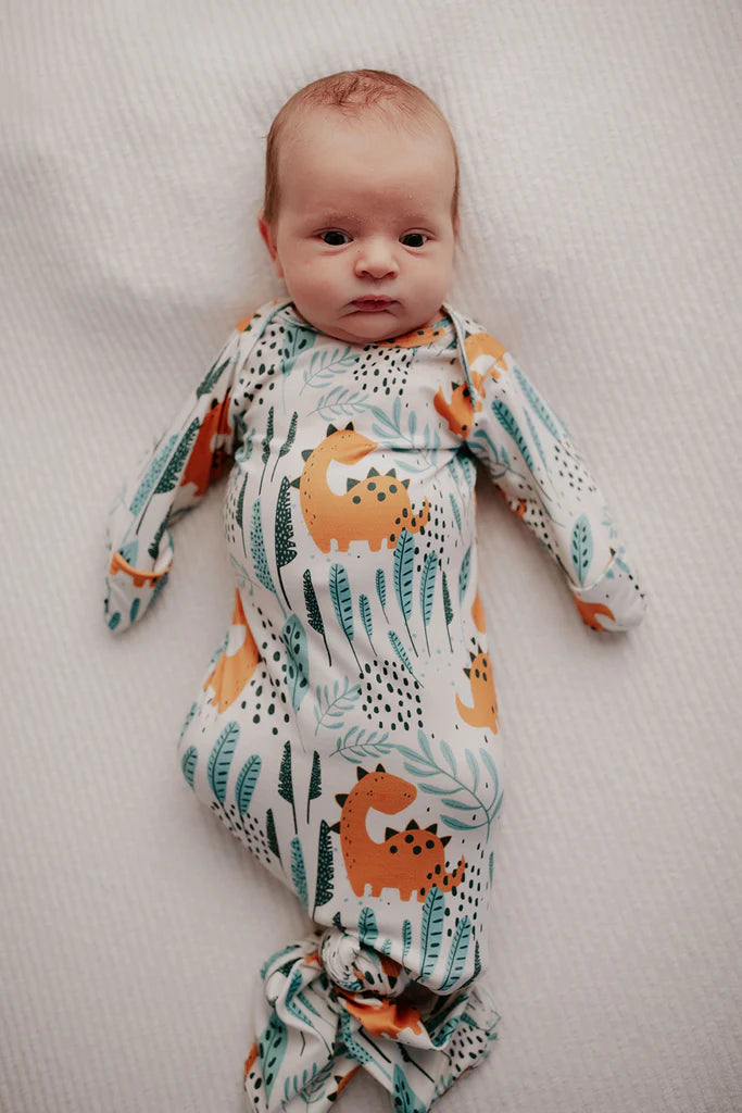 Dinosaur Knotted Gown