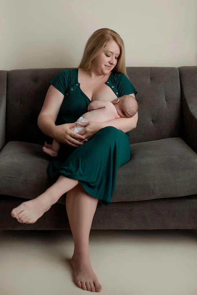 Forest Green Nursing Gown