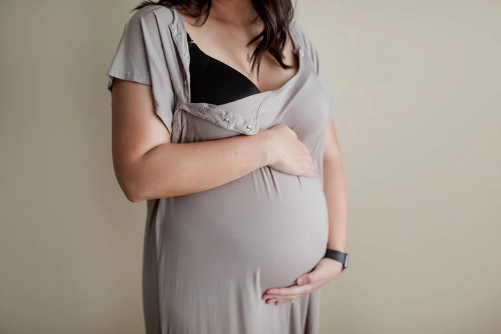 Harbor Mist Nursing Gown