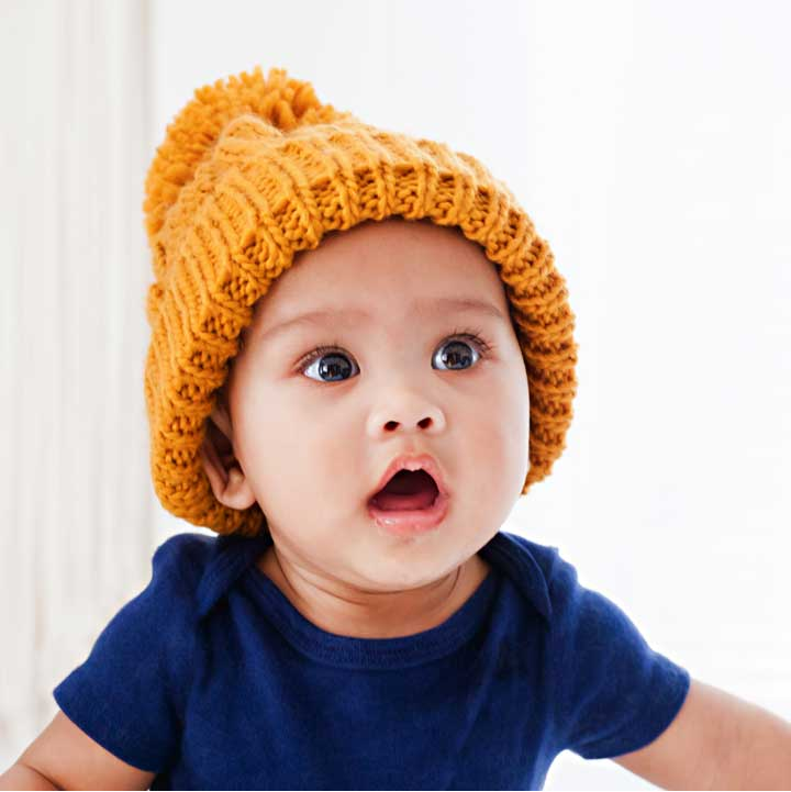 Saffron Gold Cable Beanie