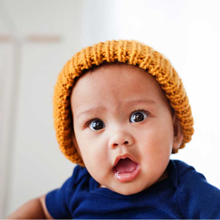 Saffron Gold Cable Beanie