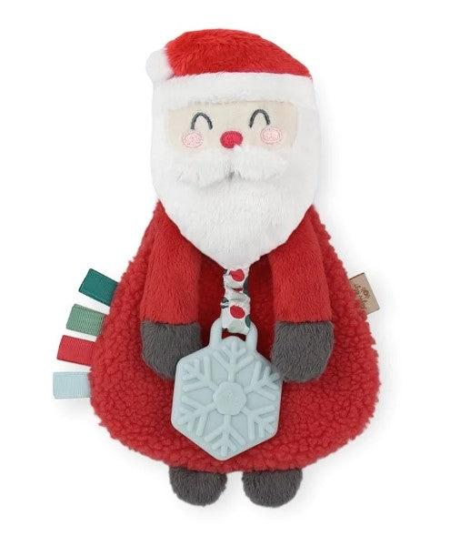 Holiday Santa Itzy Lovey Plush + Teether Toy