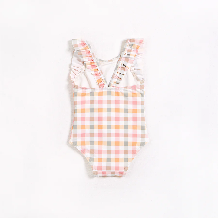 Summer Gingham One-Piece Swimsuit