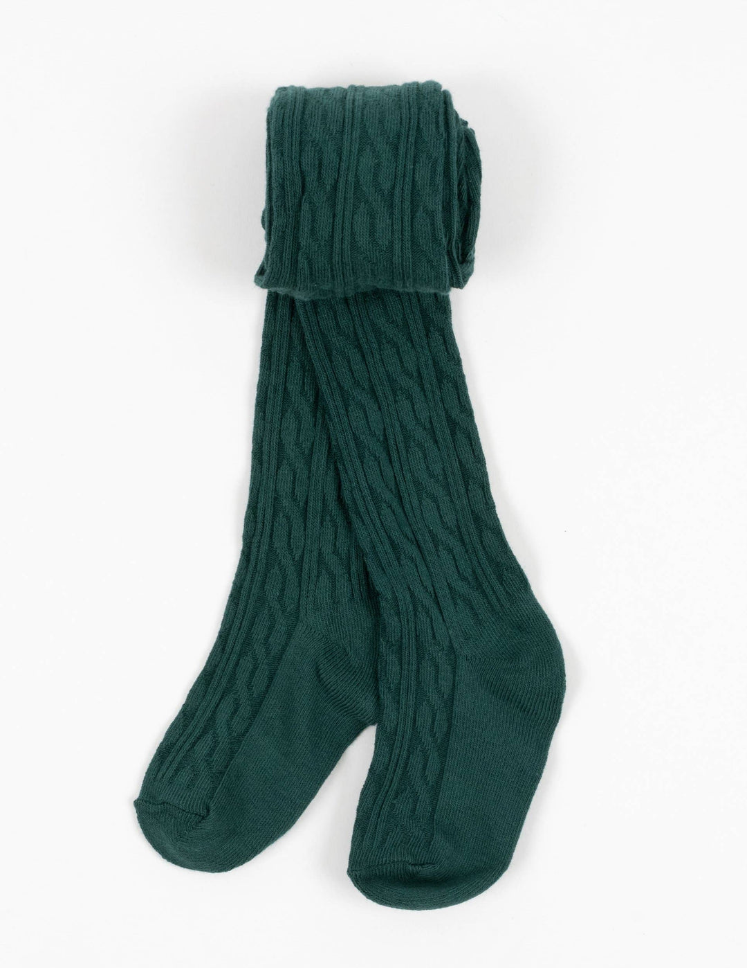 Kids Knit Tights - Green