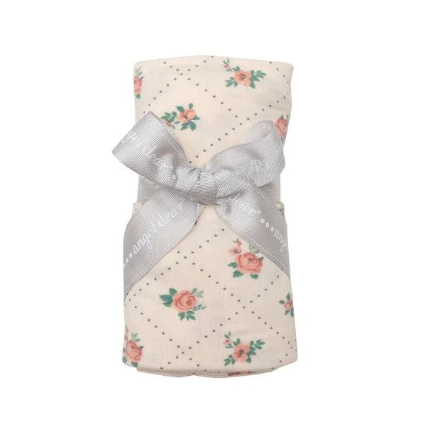 Bamboo Swaddle - Rose Dot Grid