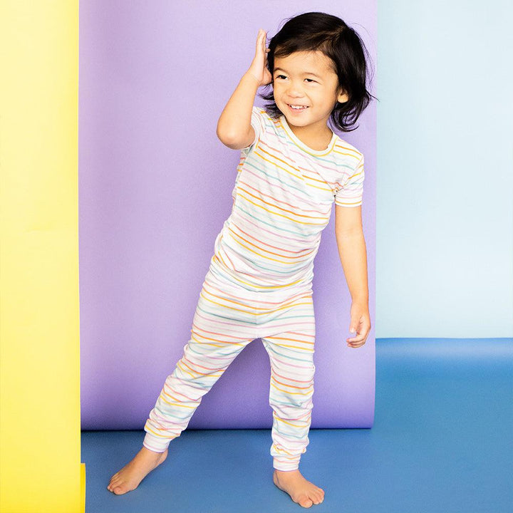 Candy Stripe Magnetic Pajama Set