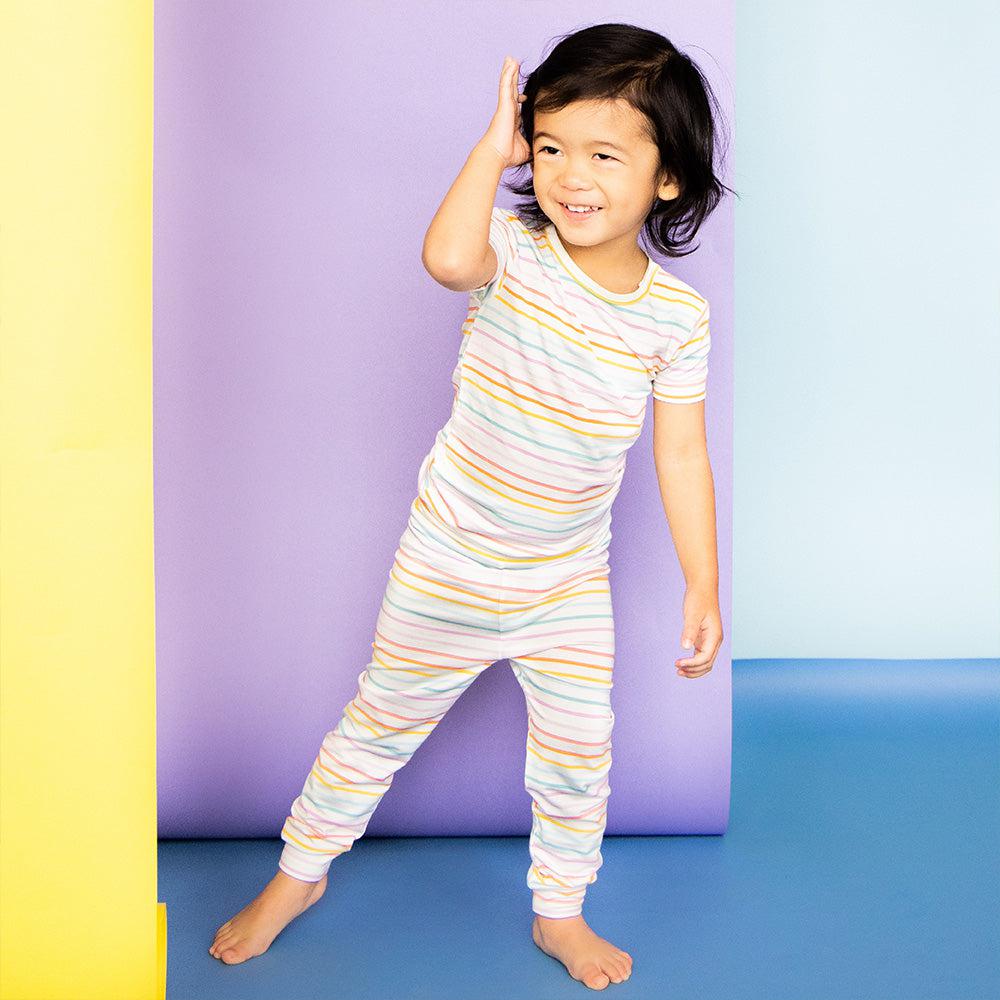 Candy Stripe Magnetic Pajama Set