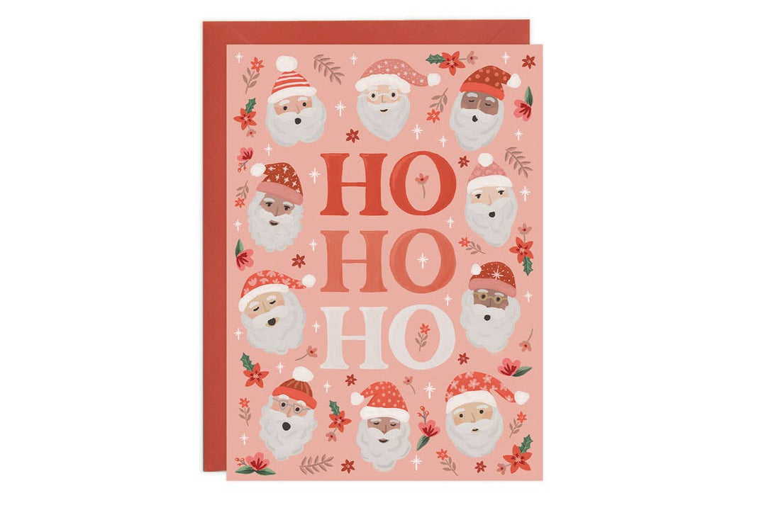 Ho Ho Ho (Santa) - Christmas Card