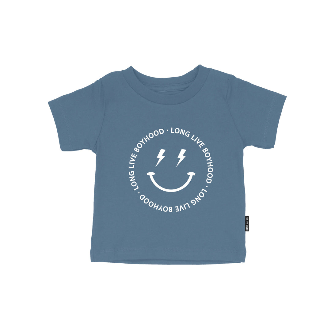Long Live Boyhood - Blue Kids Tee, Toddler T-shirt Boys
