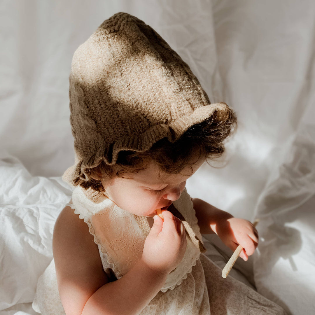 Knit Baby Bonnet (6-18 month)