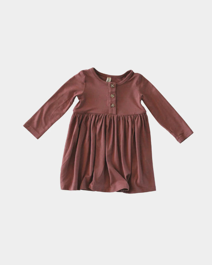 Henley Dress - Rosewood