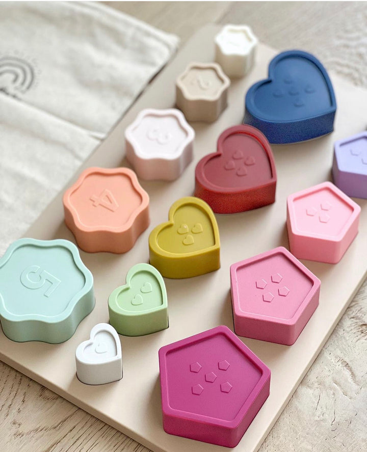 Silicone Shape Stacking Puzzle -1st