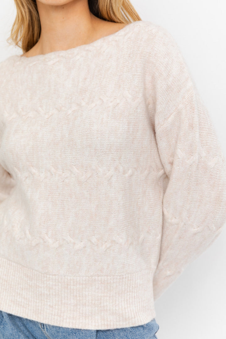 Cream Knit Sweater