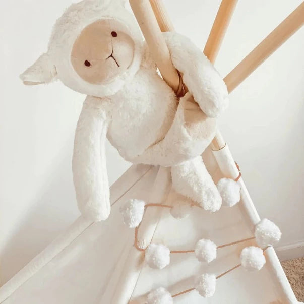 LAMB BEDTIME HUGGIE PLUSH TOY