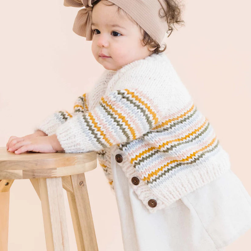 Stripe Cardigan, Pastel | Kids & Baby Sweater