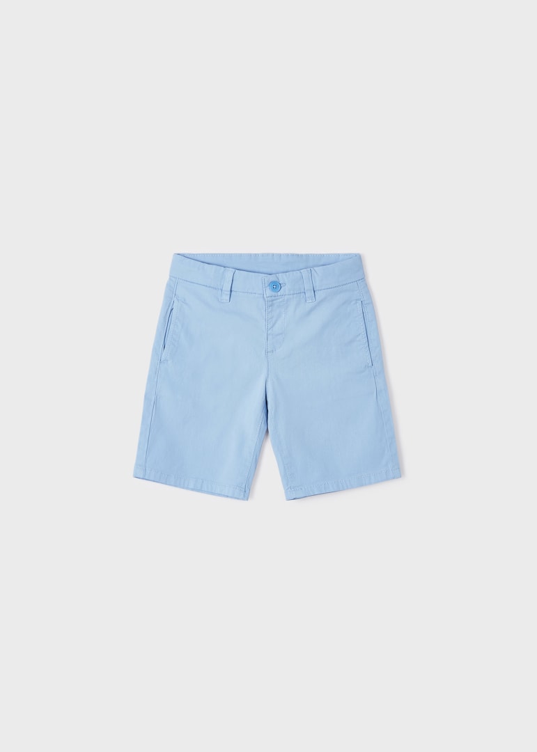 Basic Twill Shorts Wavy Blue