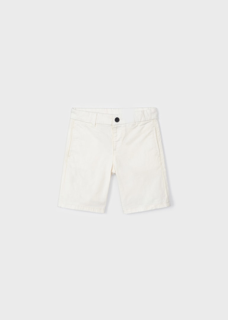 Basic Twill Shorts Natural