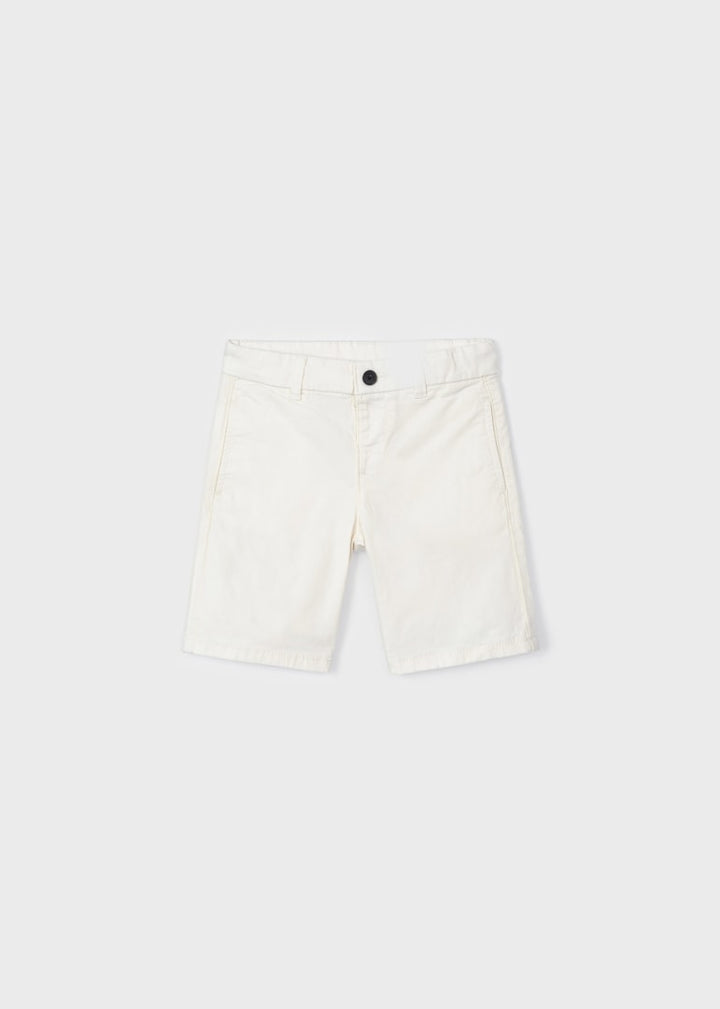 Basic Twill Shorts Natural