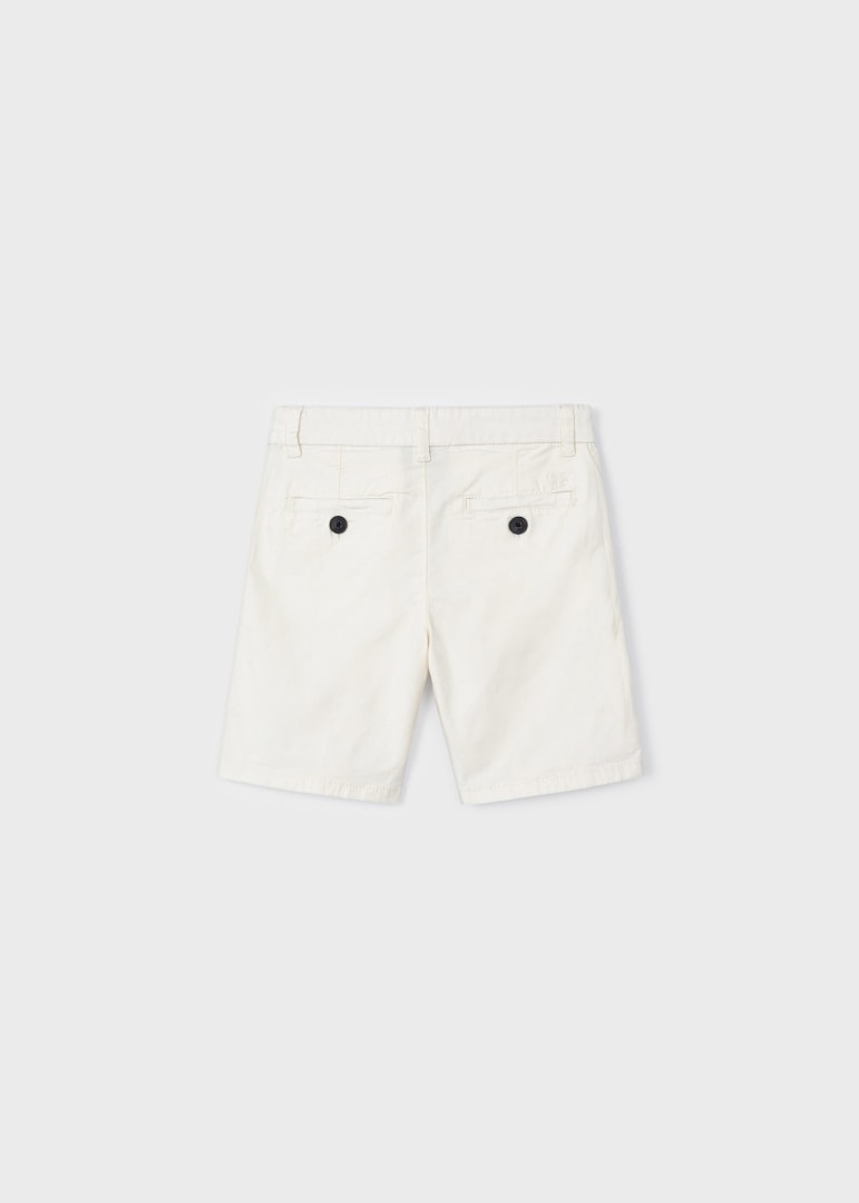 Basic Twill Shorts Natural